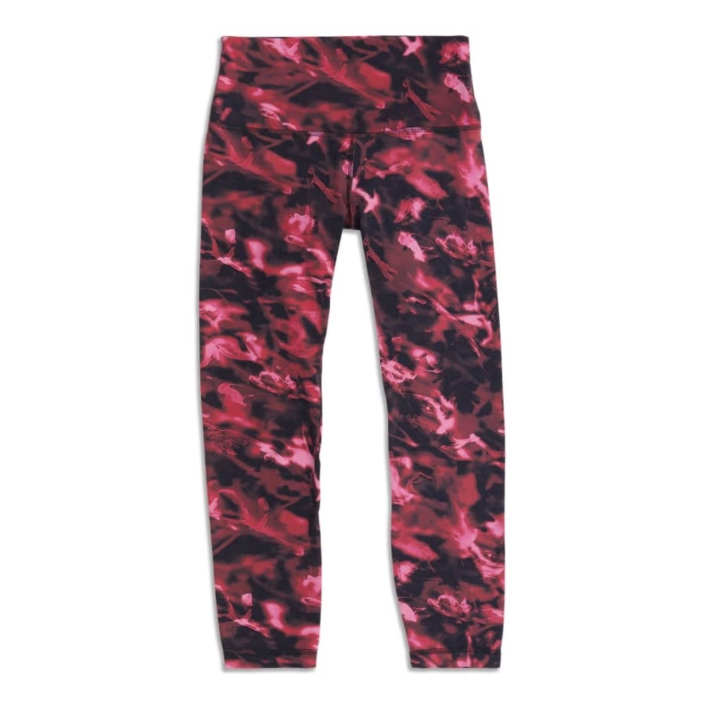 lululemon Align™ High-Rise Crop -   Intensity Pink Blossom Multi - 25 inch